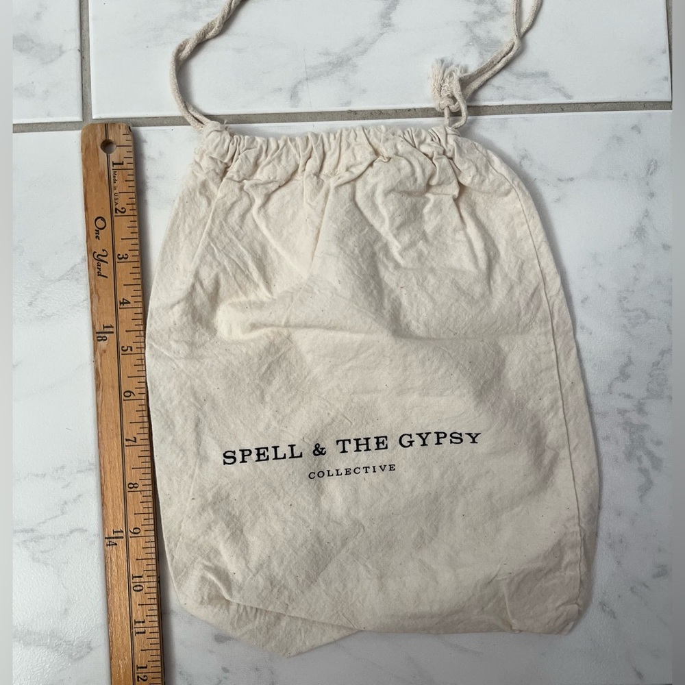 Spell Cream Cotton Bag